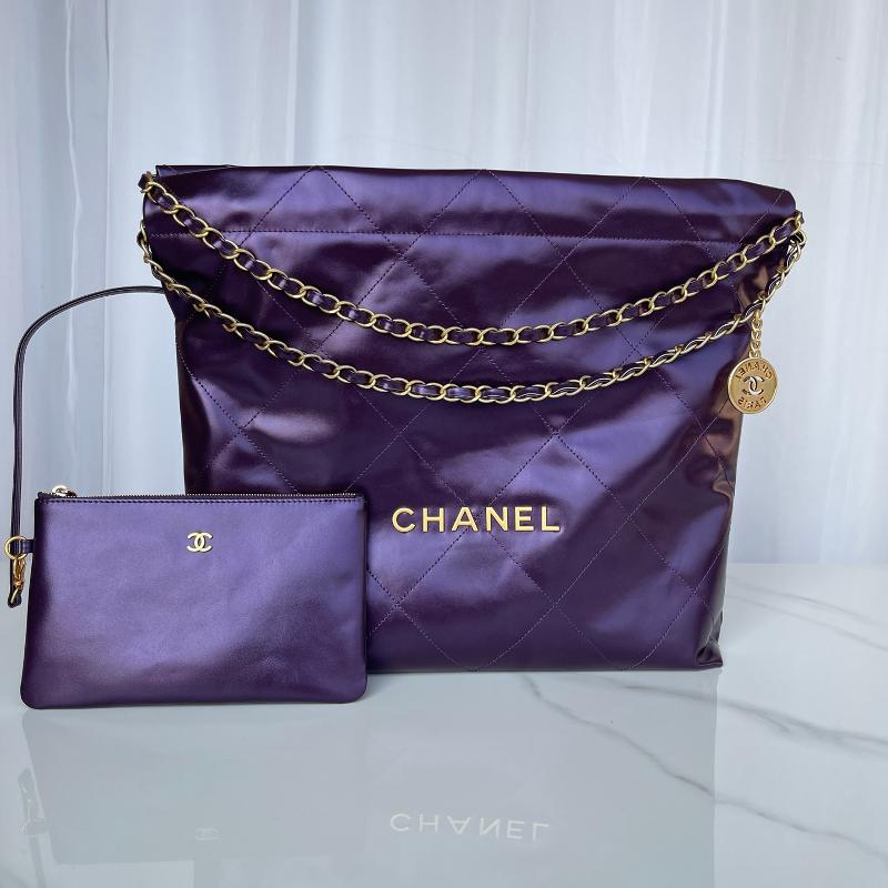 Chanel Handbags AS3261 Cowhide Purple